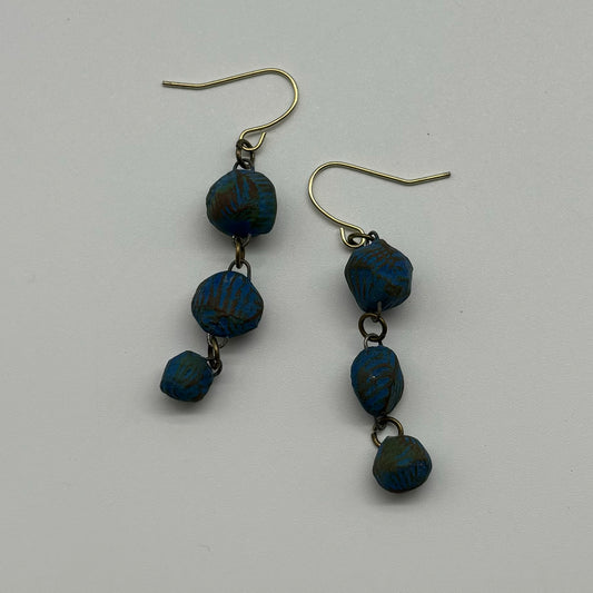 Stone Chain Earrings